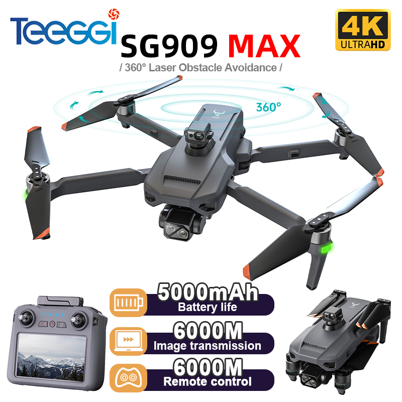 Drone Gimbal Brushless - Teeggi SG909 MAX GPS Drone Dengan