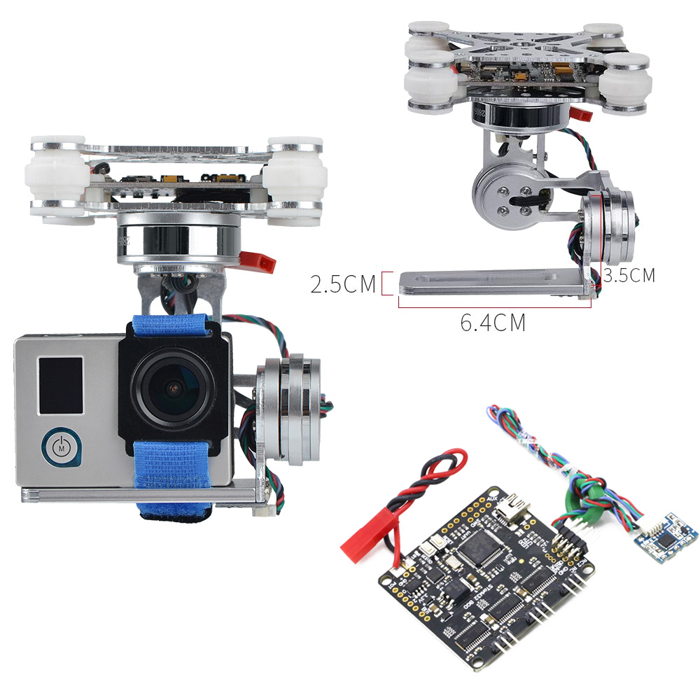 RCTOSKY Gimbal kamera tanpa si - Drone Gimbal Mount ulasan dan harga